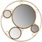 Uniquewise Decorative Metal Wall Mounted Modern Mirror - Perfect for Living Room, Bedroom, Bathroom Vanity, Entryway, or Hallway, Adding Elegance and Charm to Your Space